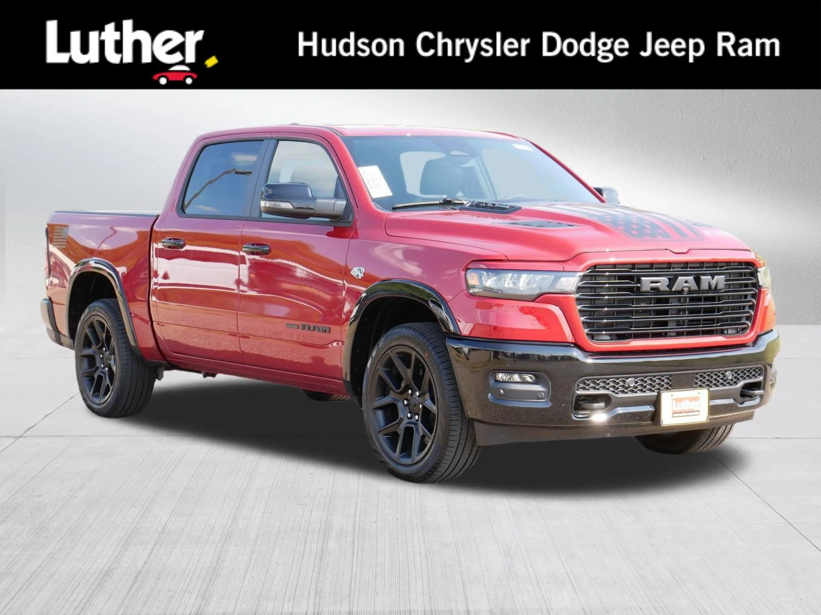 New 2026 Molten Red Pearl-Coat Exterior Paint RAM Laramie image 1