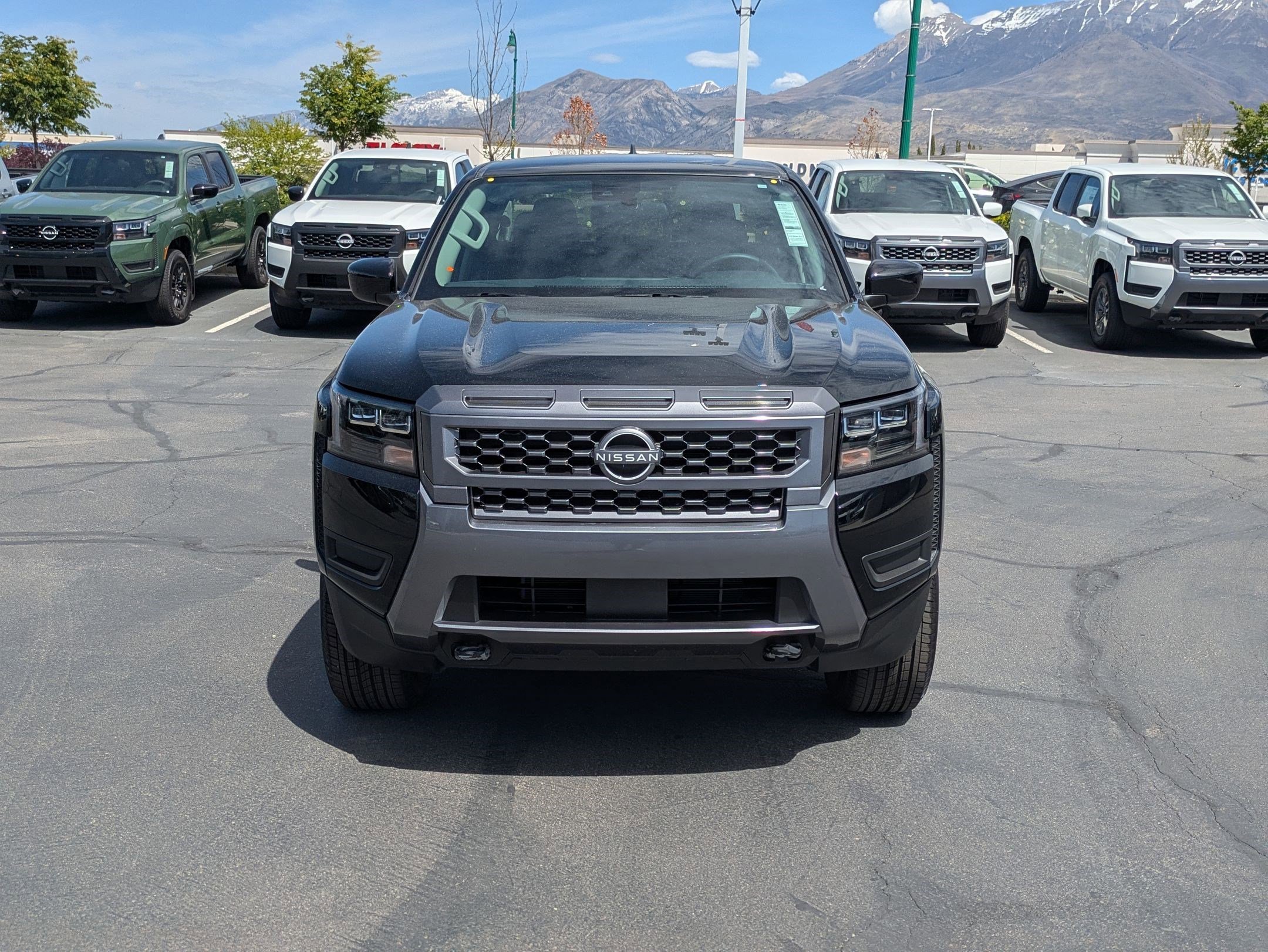 New 2026 Super Black Nissan Crew Cab SV Long Bed image 9
