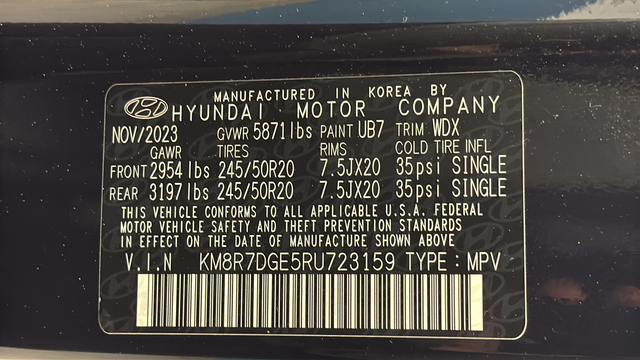 Used 2024 Moonlight Cloud Hyundai Calligraphy image 30