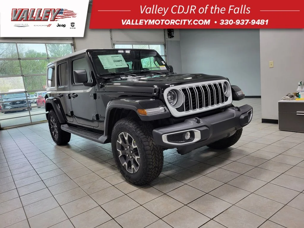 New 2026 Black Clear-Coat Exterior Paint Jeep Sahara image 1
