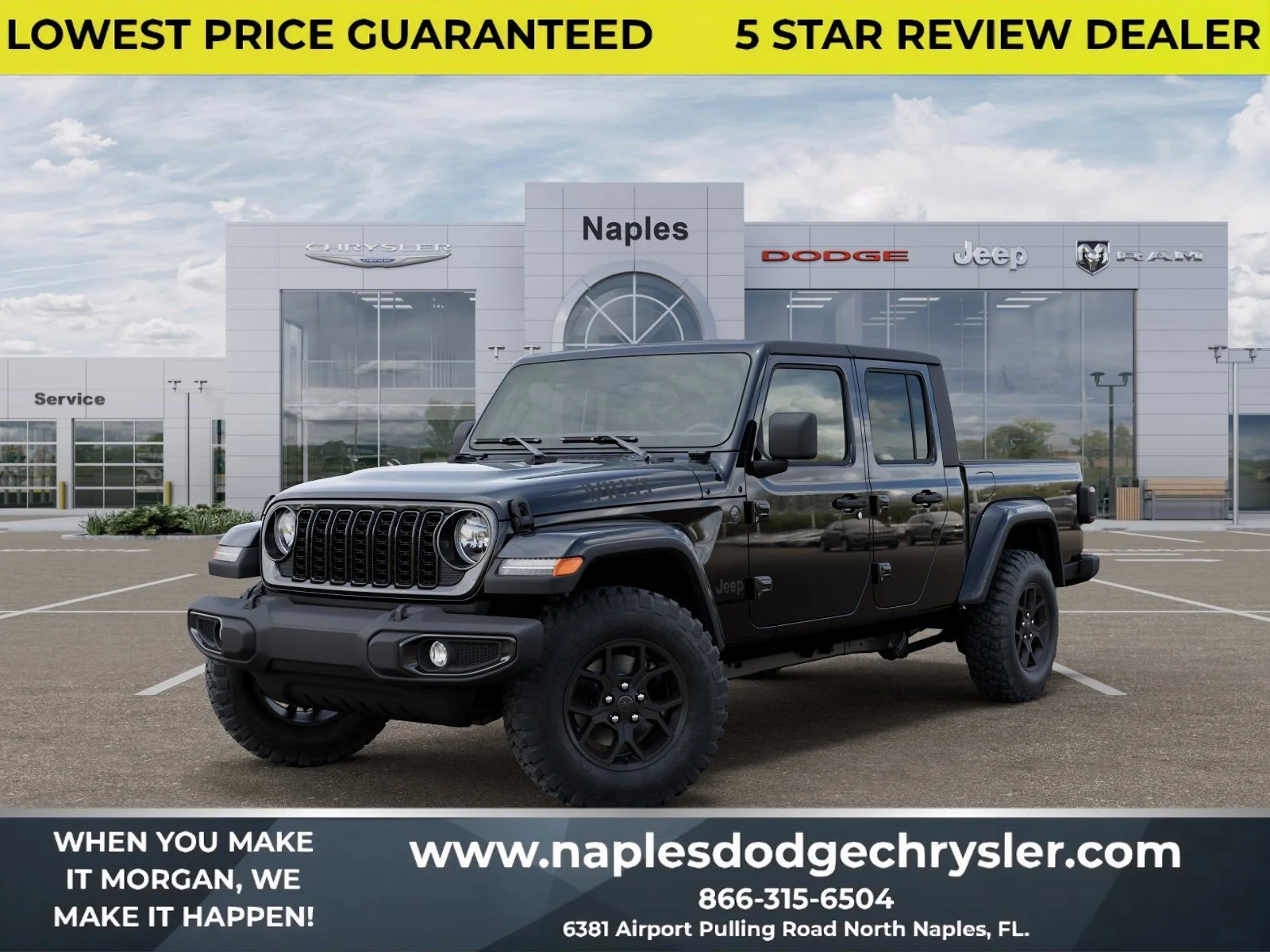 New 2026 Black Clear-Coat Exterior Paint Jeep Willys image 1