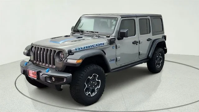 Used 2023 Gray Jeep Rubicon 4xe image 5