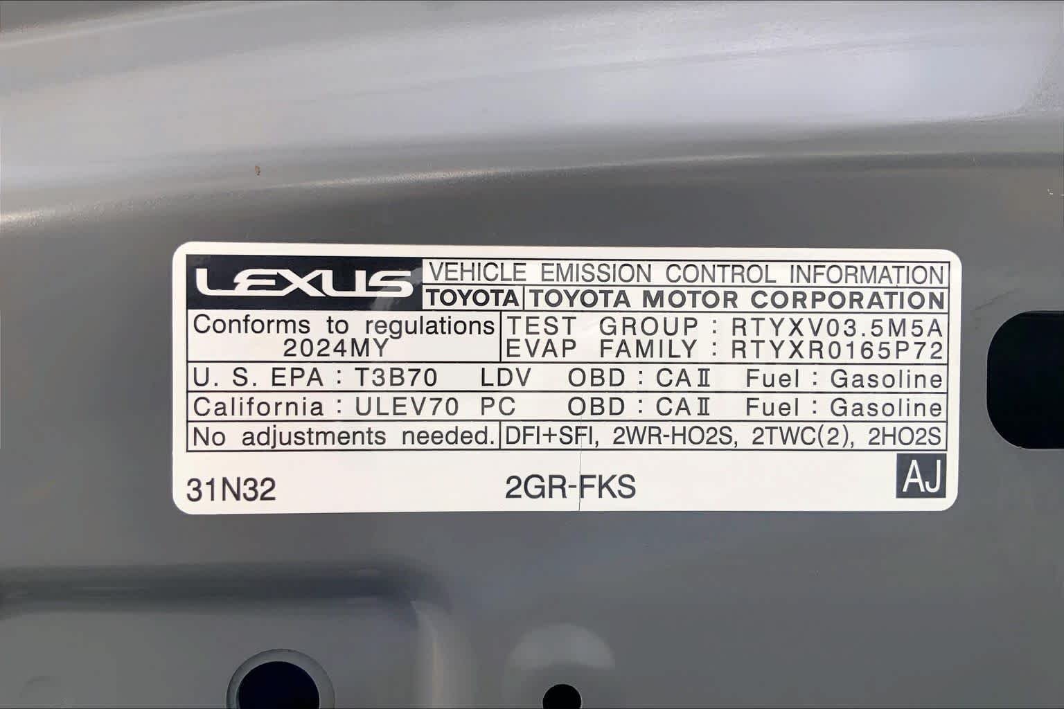 Used 2024 Incognito Lexus F SPORT Design image 33