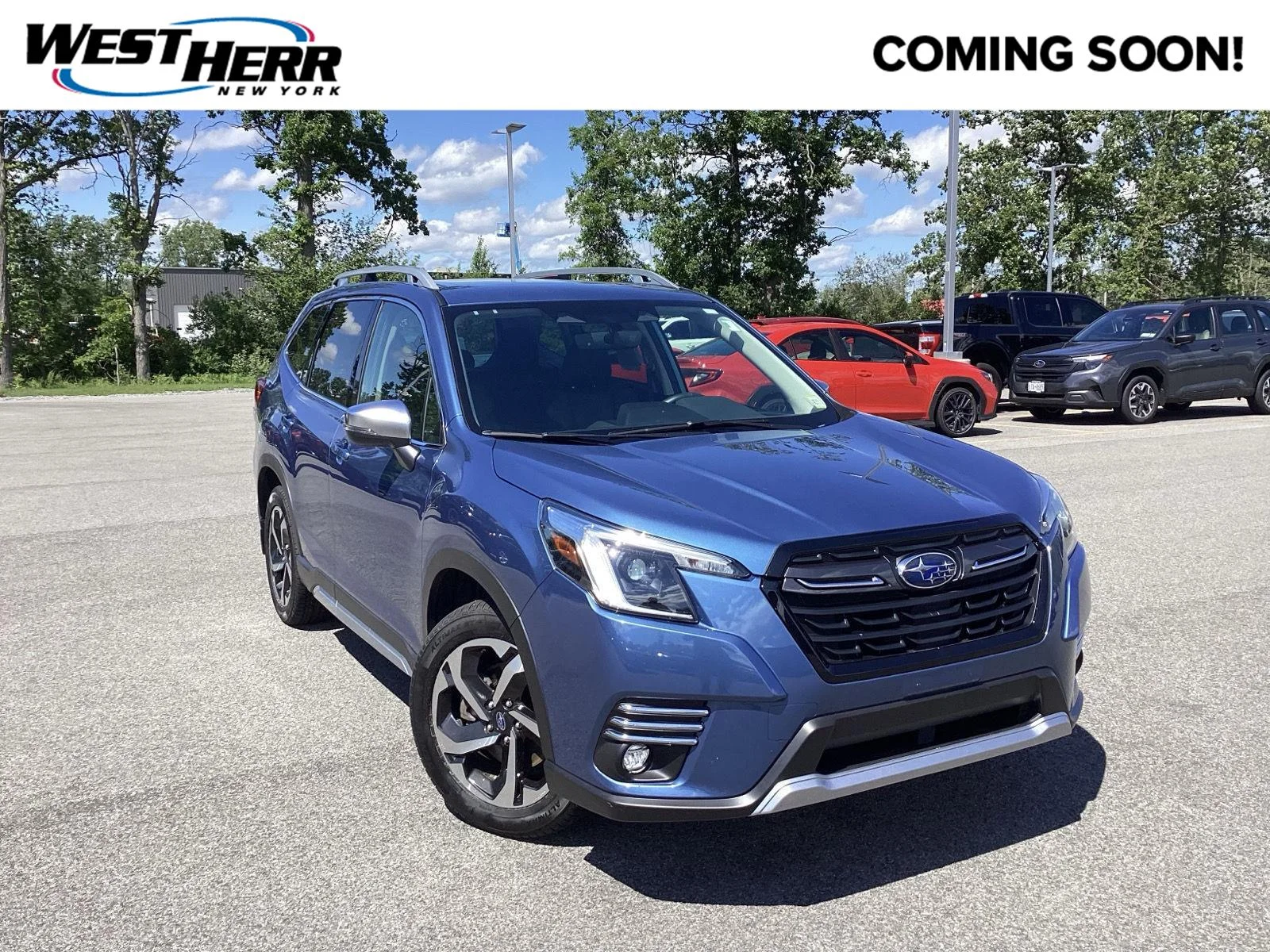 Used 2023 Horizon Blue Pearl Subaru Touring image 1
