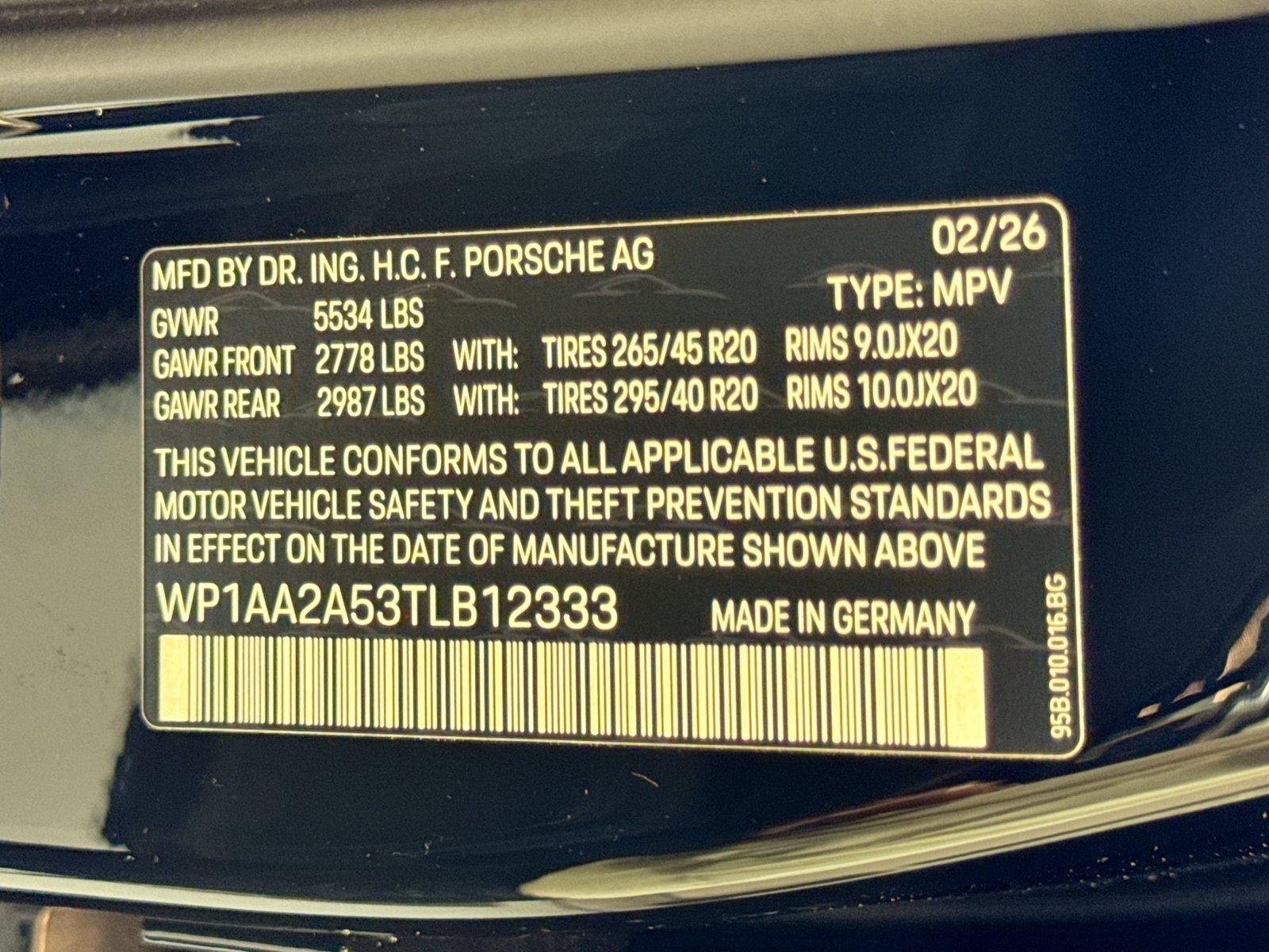 Used 2026 Black Porsche  image 27
