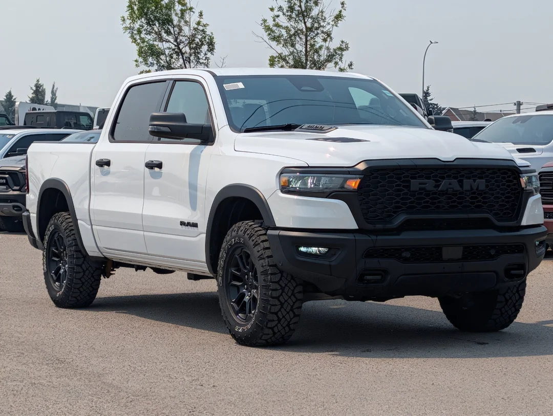 New 2026 White RAM Rebel - - Hurricane Twin Turbo - Rebel Lvl 1 Grp - 124.9L Fuel Tank - Perf Tuned Shocks & More! image 2