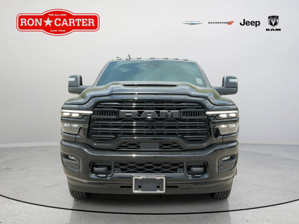 New 2026 Diamond Black Crystal Pearl-Coat Exterior Paint RAM Laramie image 2