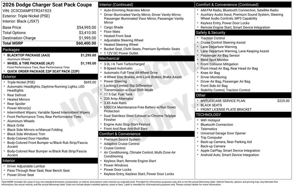 New 2026 Triple Nickel Dodge Scat Pack image 6