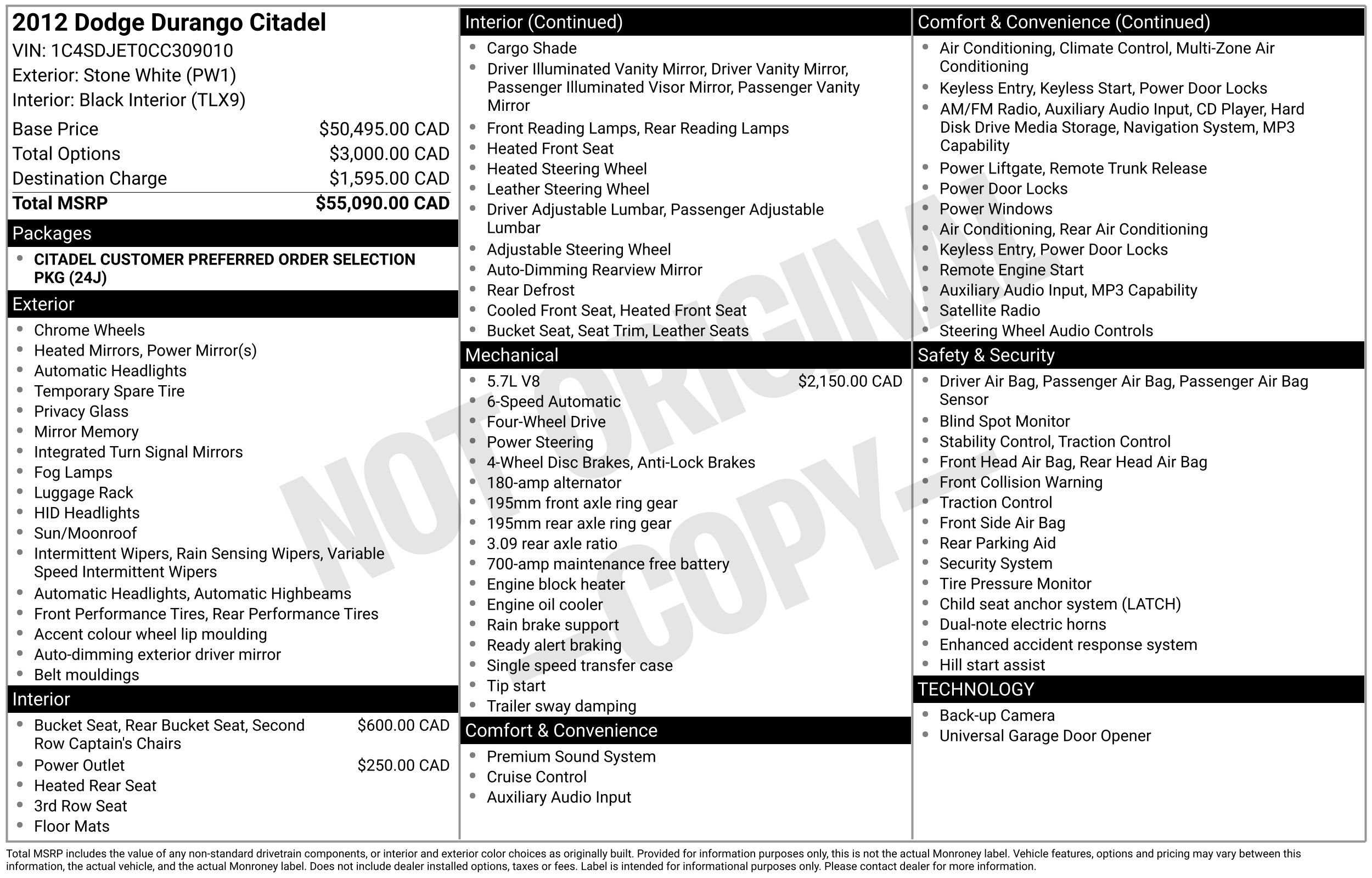 Used 2012 White Dodge Citadel image 33
