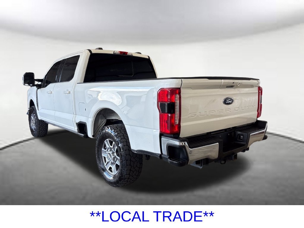 Certified Used 2023 White Metallic Ford Lariat image 3