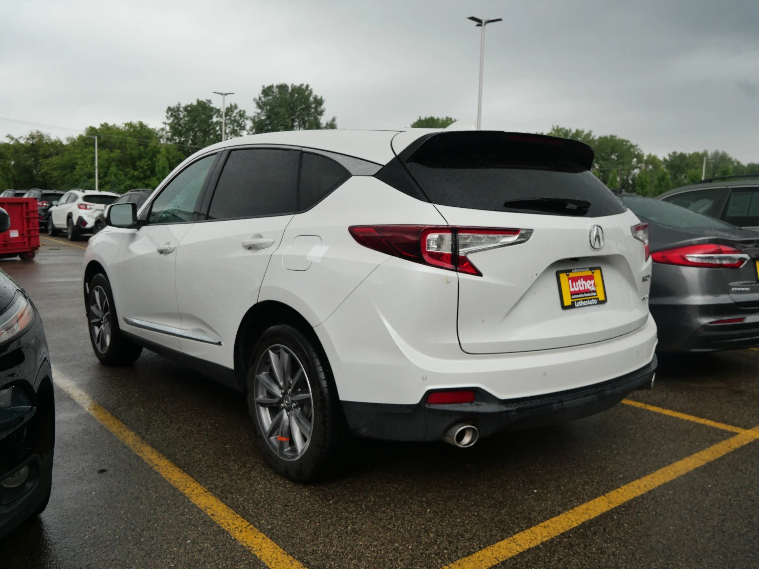 Used 2021 Platinum White Pearl Acura w/Technology Package image 4
