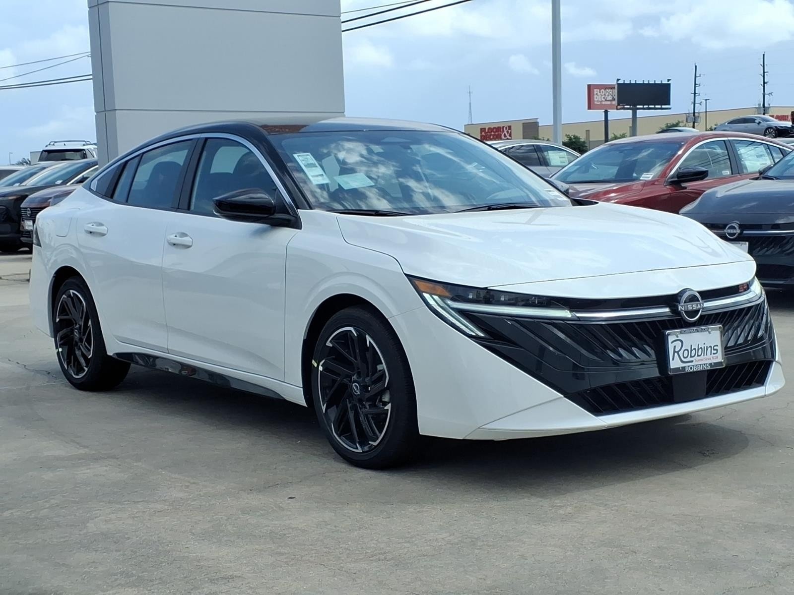 2026 Nissan Sentra SR White at Robbins Nissan