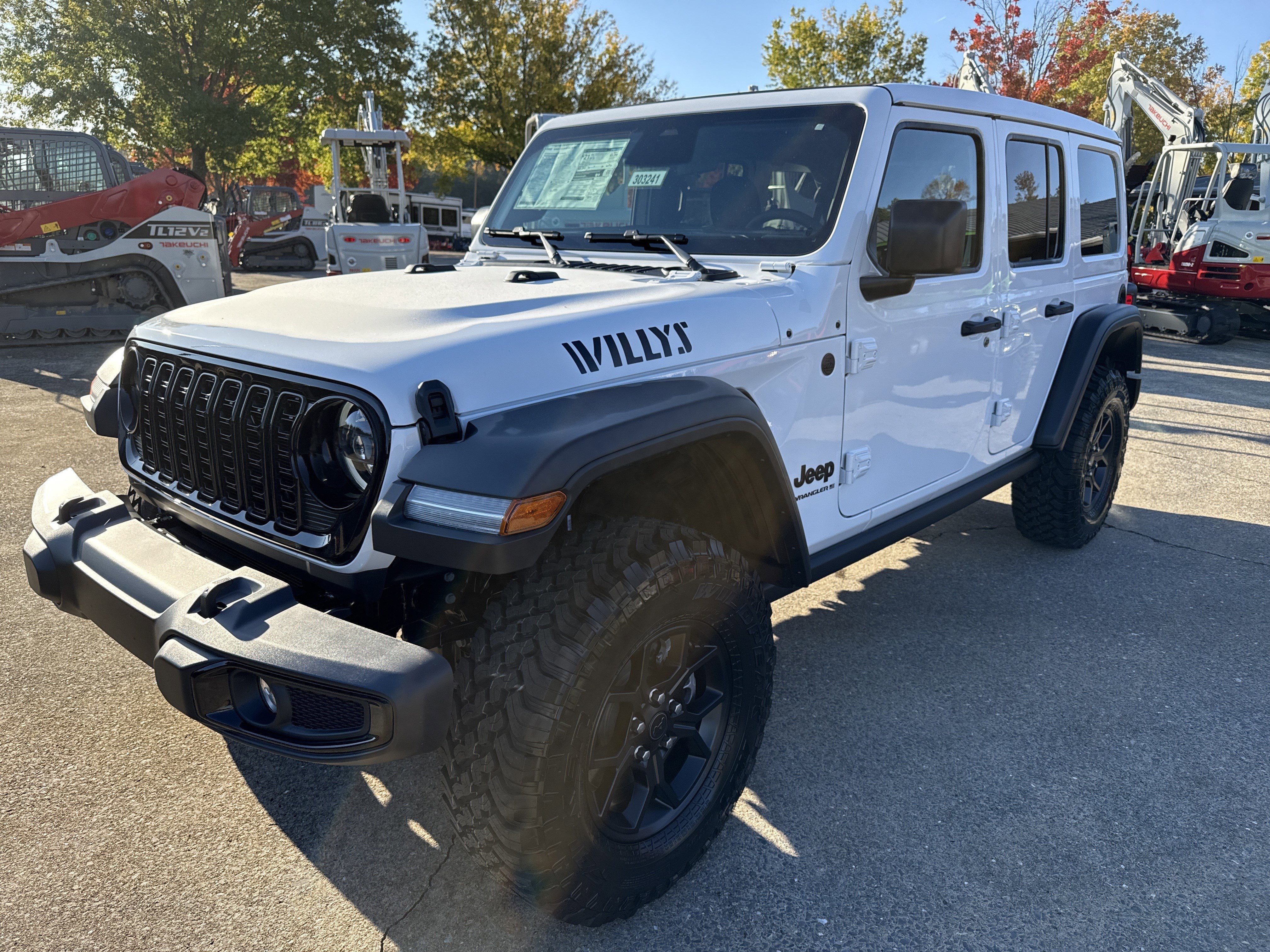 New 2026 Bright White Clear-Coat Exterior Paint Jeep Willys image 3