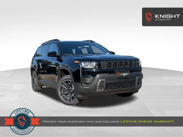 New 2026 Diamond Black Crystal Pearlcoat Jeep Limited image 1