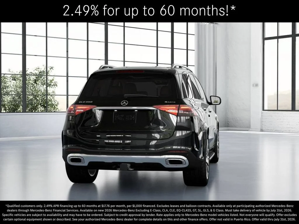 New 2026 Obsidian Black Metallic Mercedes-Benz GLE 450 image 66