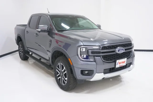 Used 2025 Carbonized Gray Metallic Ford LARIAT image 3