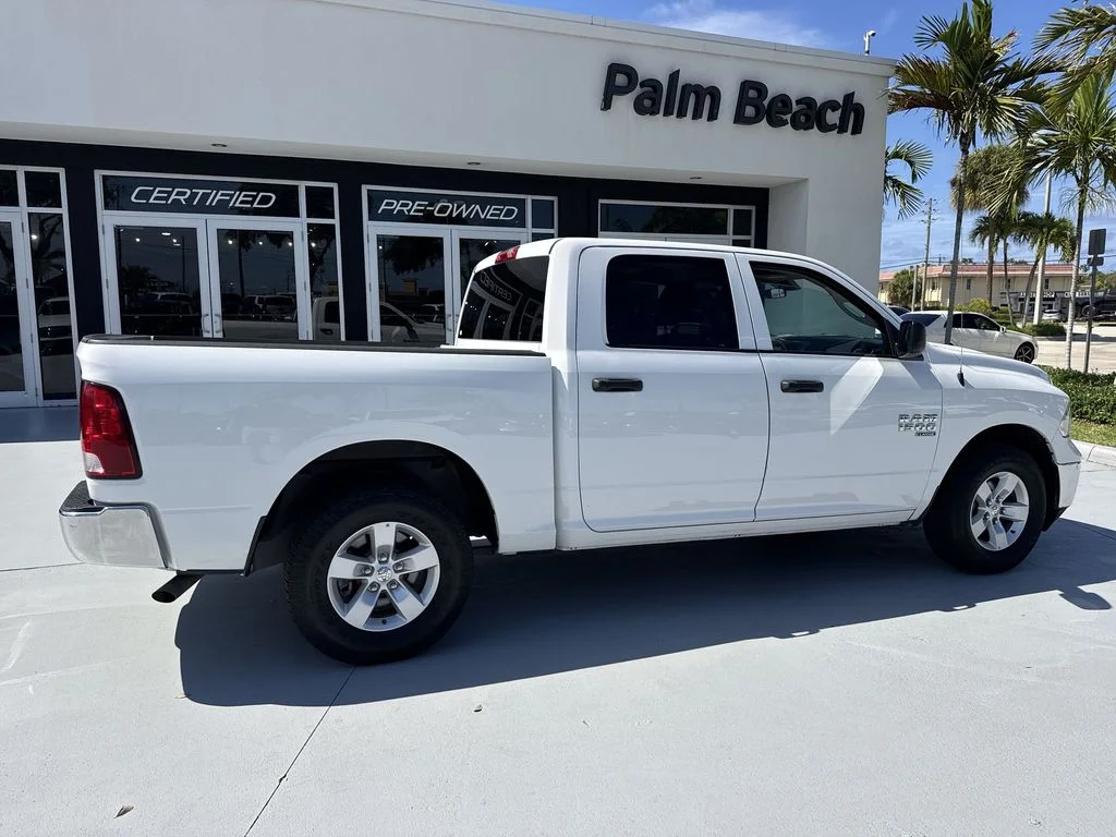 Used 2022 Bright White Clearcoat Ram SLT image 4