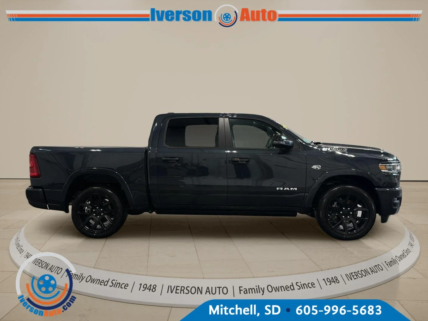 New 2027 Forged Blue Metallic Exterior Paint RAM Laramie image 8
