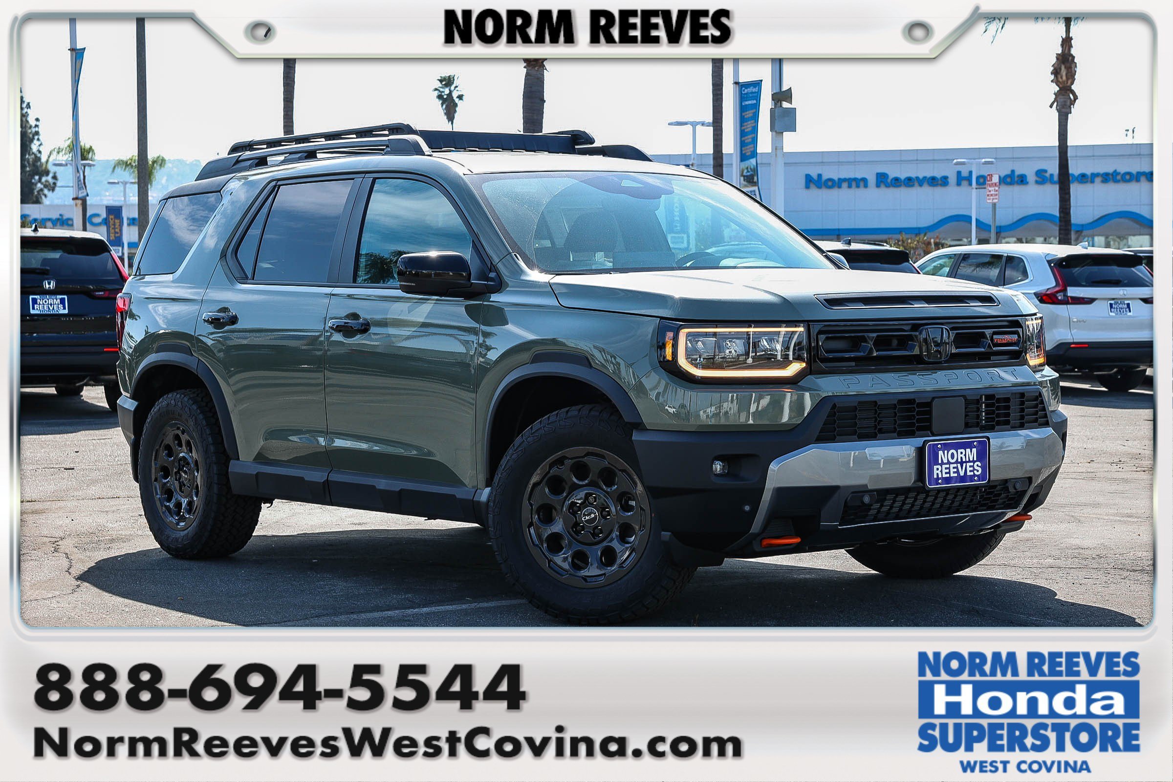 New 2026 Ash Green Metallic Honda TrailSport AWD image 1