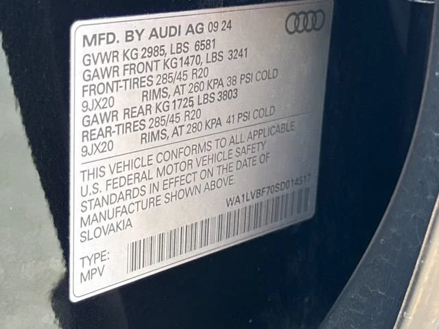 Used 2025 Mythos Black Metallic Audi 55 Premium Plus image 17