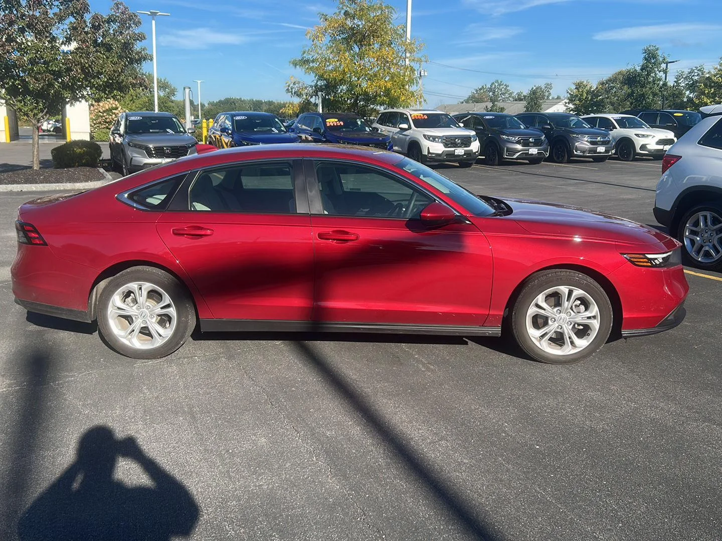 Used 2025 Radiant Red Metallic Honda LX image 7