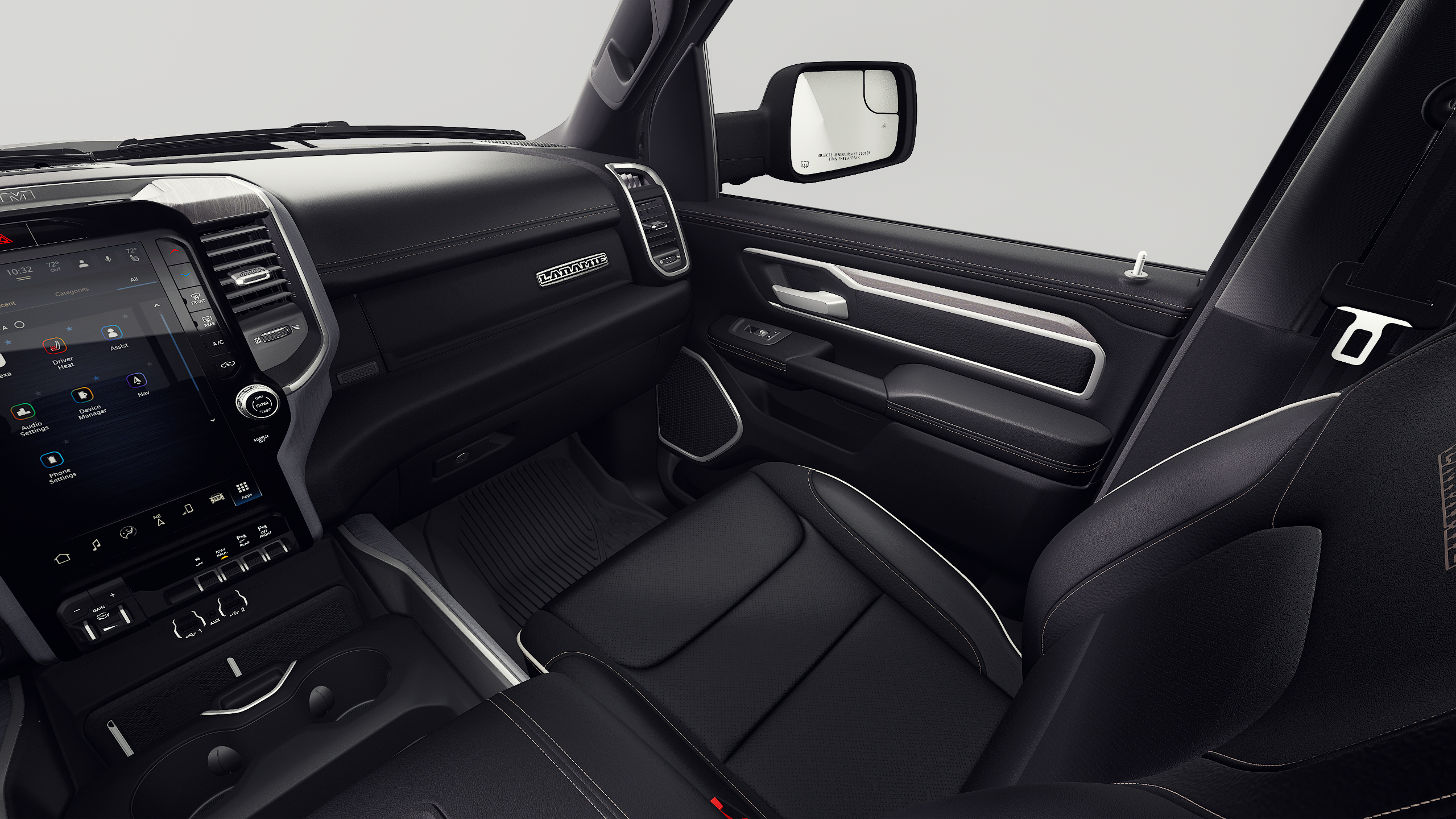 New 2027 Diamond Black Crystal Pearl-Coat Exterior Paint RAM LARAMIE image 19