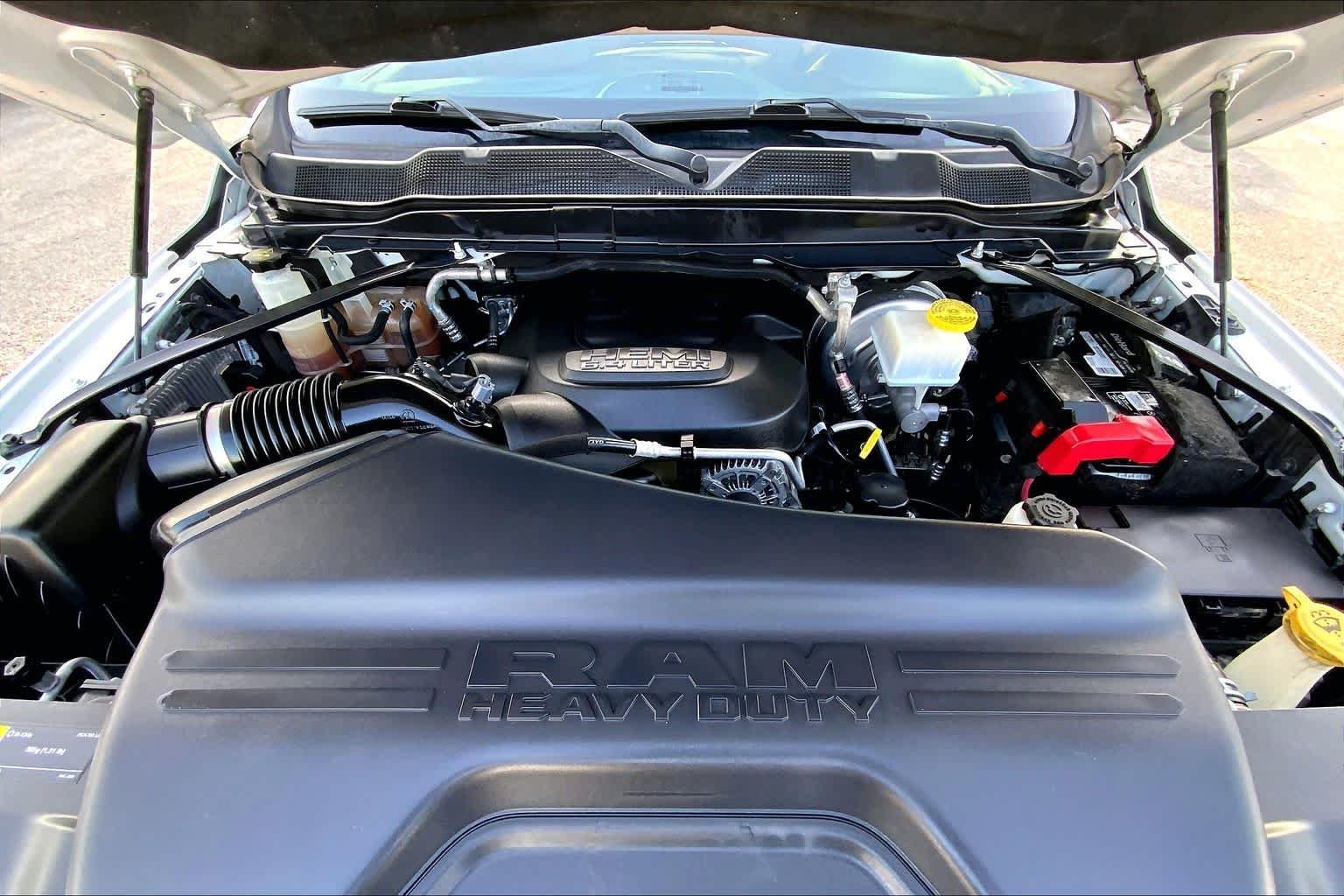 Used 2020 Bright White Clearcoat Ram Longhorn image 32