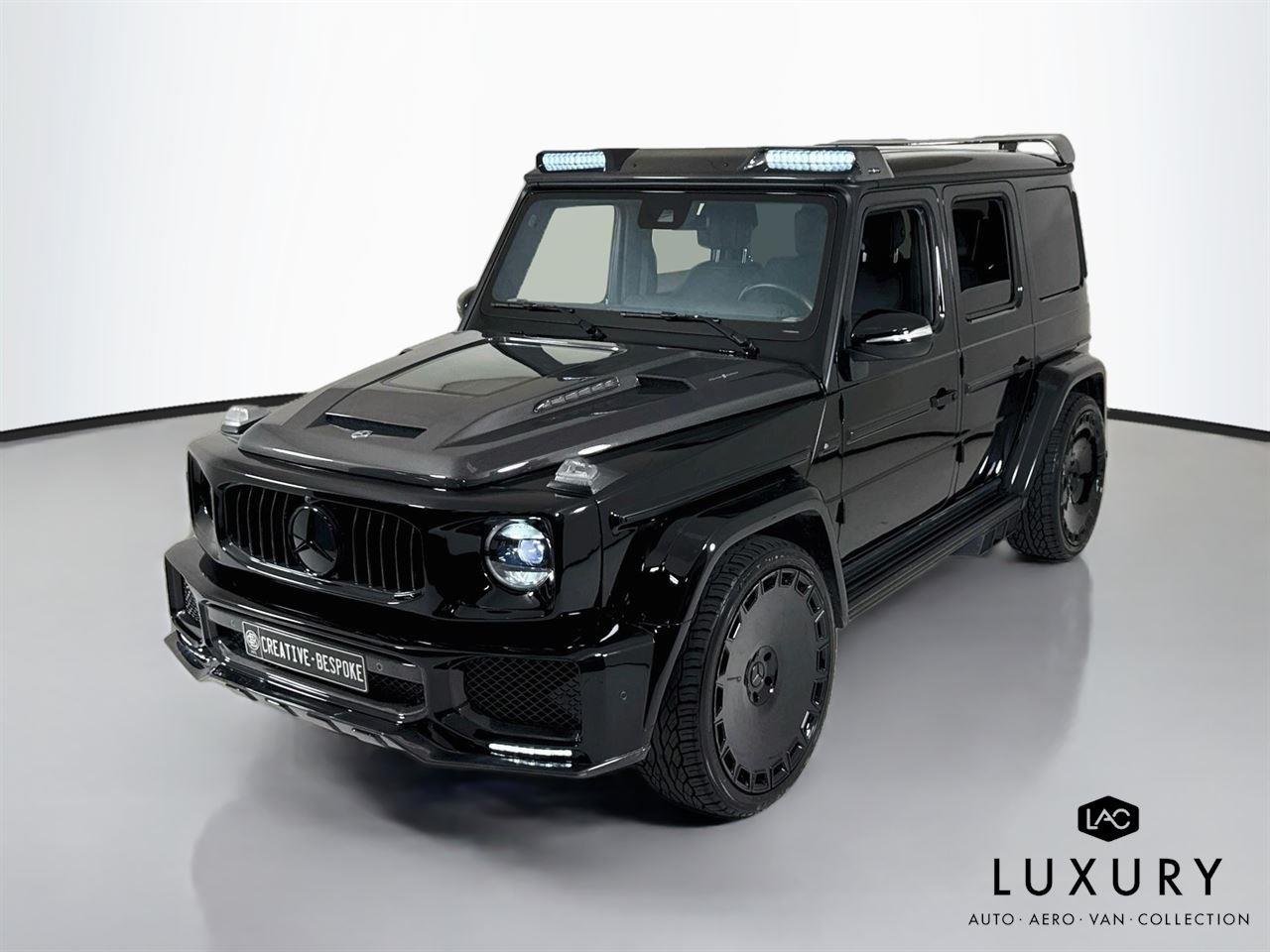 Used 2021 Black Mercedes-Benz G 550 | Carbon Widebody | Giovanna Wheels | Starlight Roof image 4