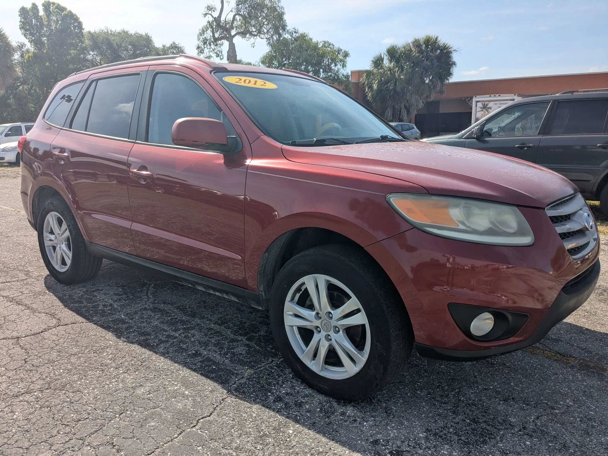 Used 2012 Hyundai Santa Fe SE with VIN 5XYZH4AG8CG124633 for sale in LaBelle, FL