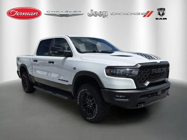 New 2026 Bright White Clear-Coat Exterior Paint RAM Rebel image 1