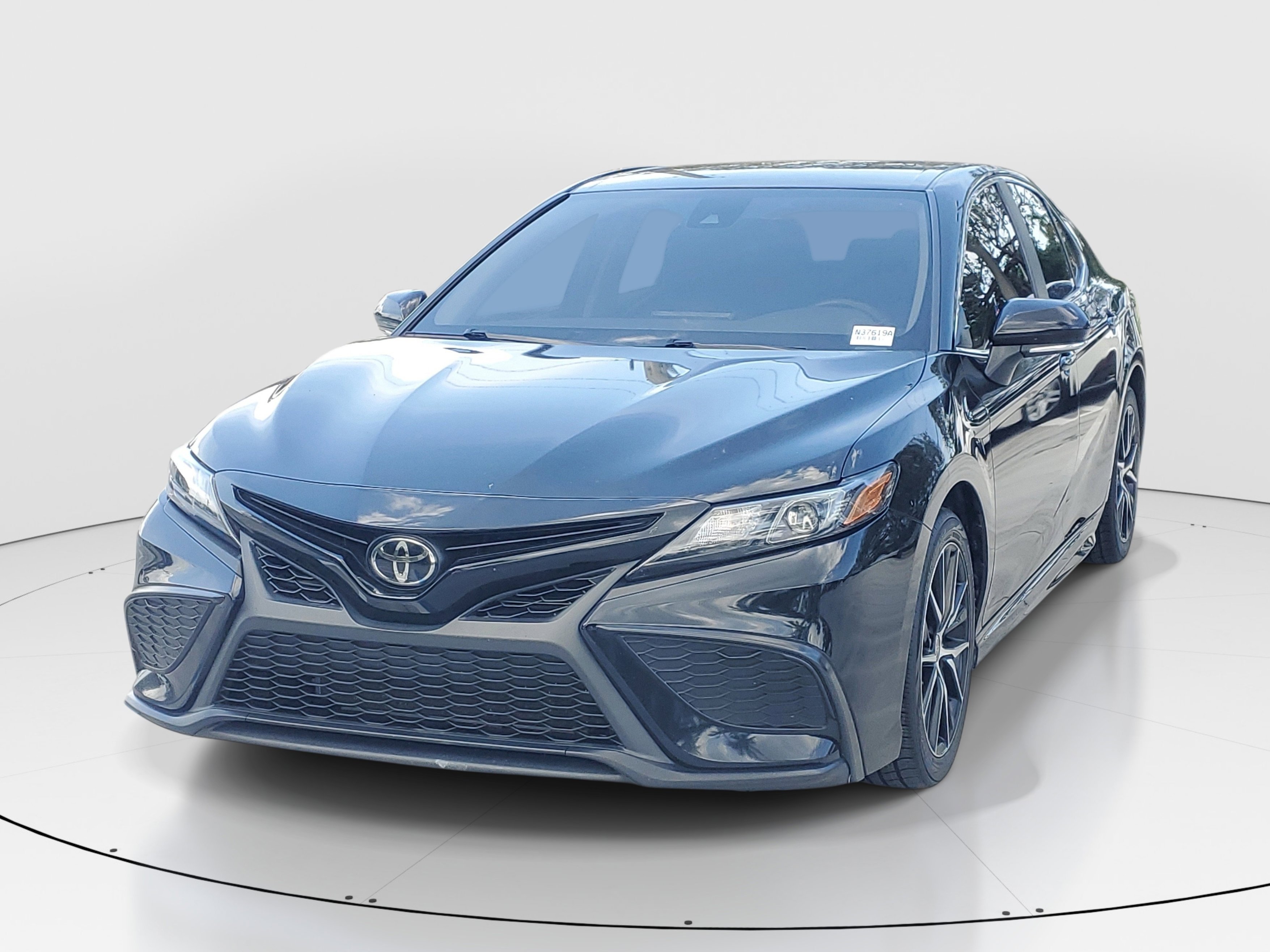 Used 2024 Midnight Black Metallic Toyota SE image 4