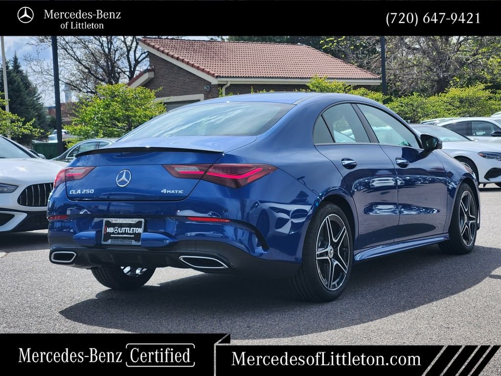 Certified Used 2025 Blue Mercedes-Benz CLA 250 image 7
