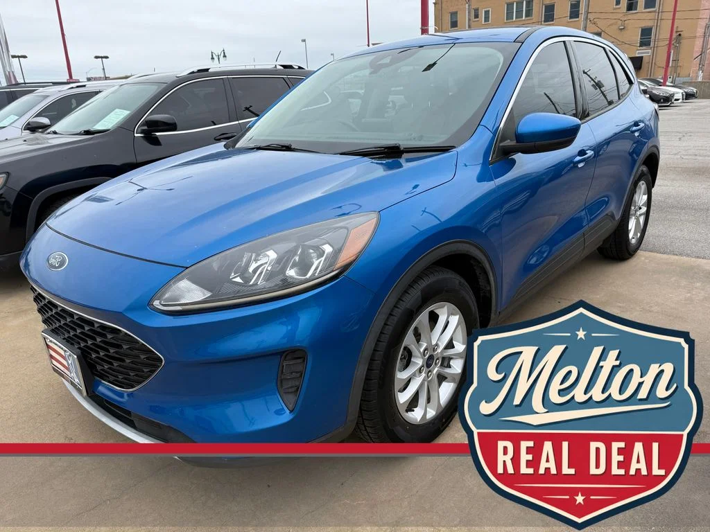 Used 2020 Blue Ford SE image 1