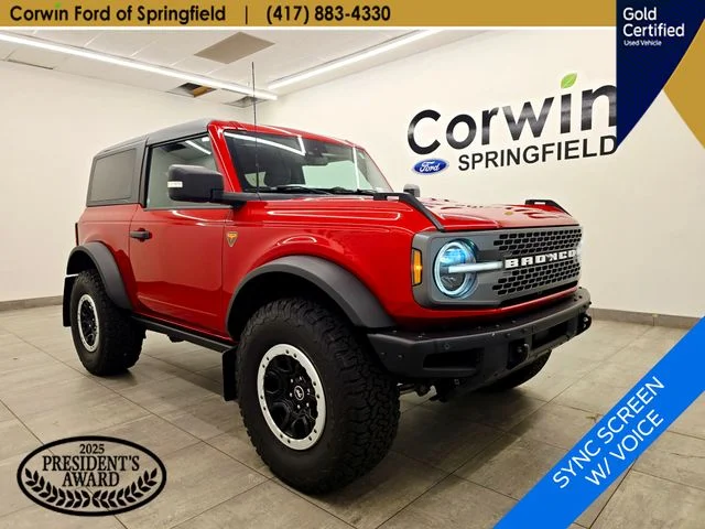 Certified Used 2023 Hot Pepper Red Metallic Tinted Clearcoat Ford Badlands image 8