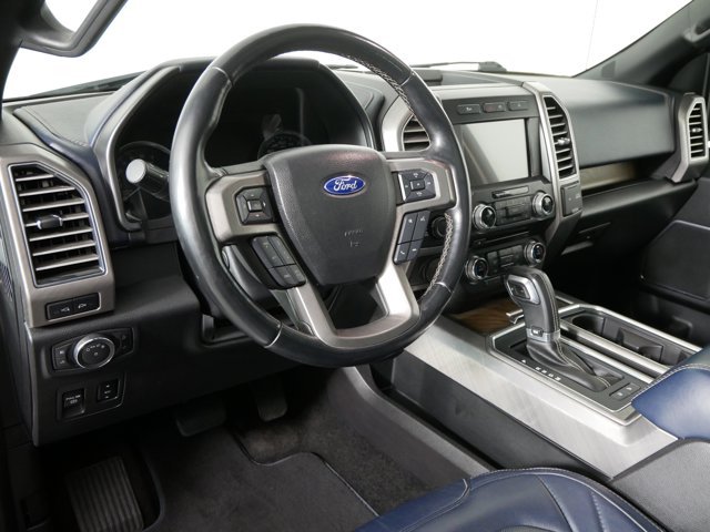 Used 2018 White Platinum Metallic Tri-Coat Ford Crew Cab Limited image 11
