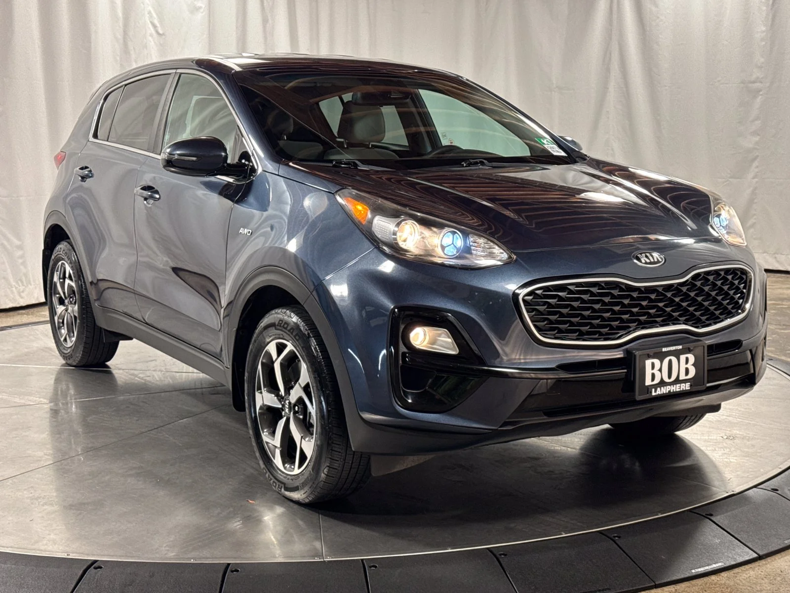 Used 2021 Pacific Blue Kia LX image 7