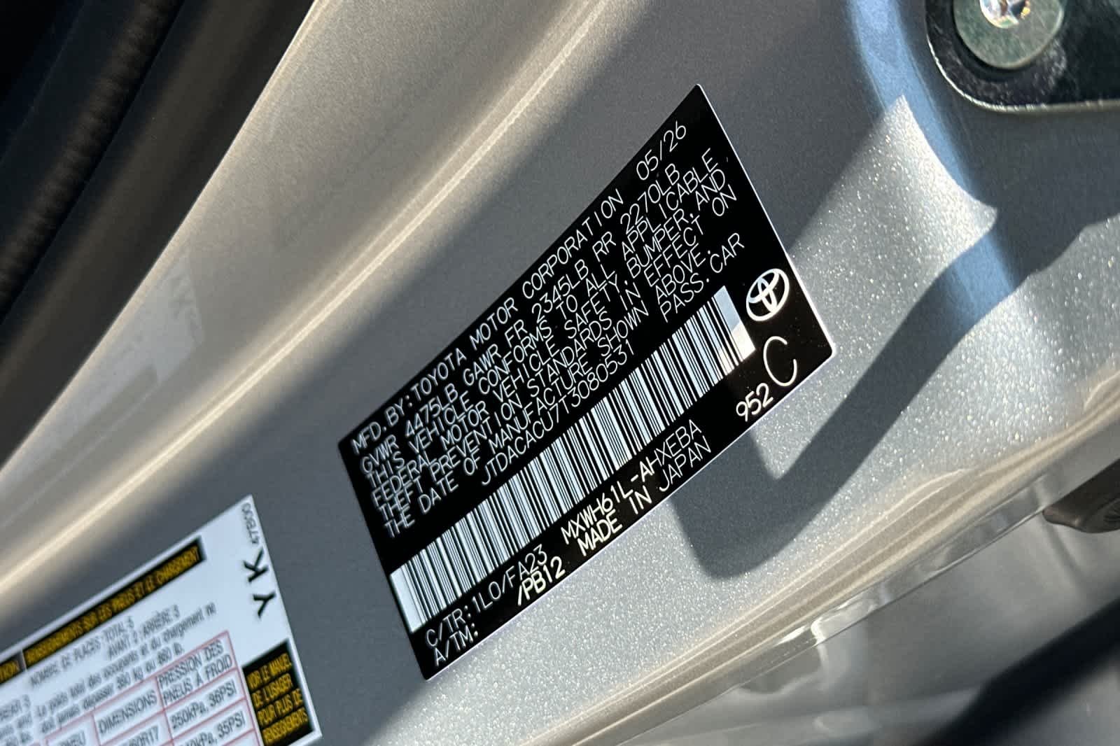 New 2026 Cutting Edge Toyota  SE image 28