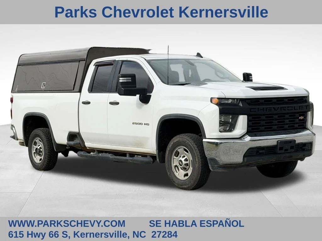 Used 2020 White Chevrolet Work Truck image 1
