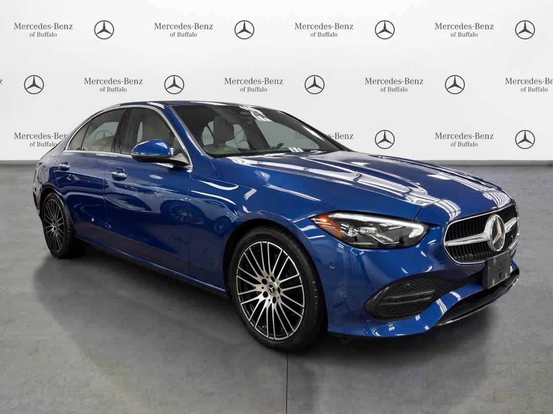 Certified Used 2024 Starling Blue Metallic Mercedes-Benz C 300 image 3