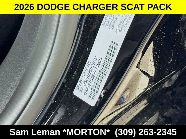 New 2026 Black Dodge Scat Pack Plus image 32