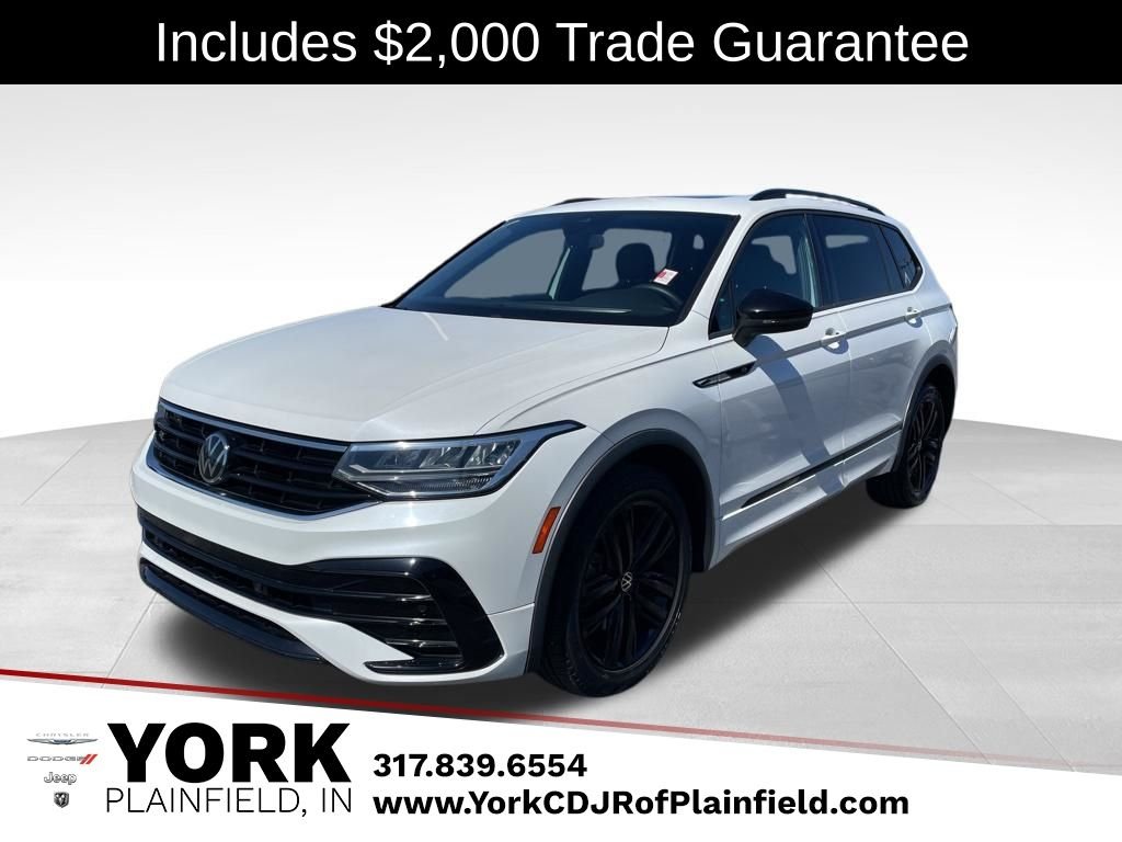 White 2022 Volkswagen Tiguan SE R-Line Black FWD SUV / Crossover Front-Wheel Drive Automatic