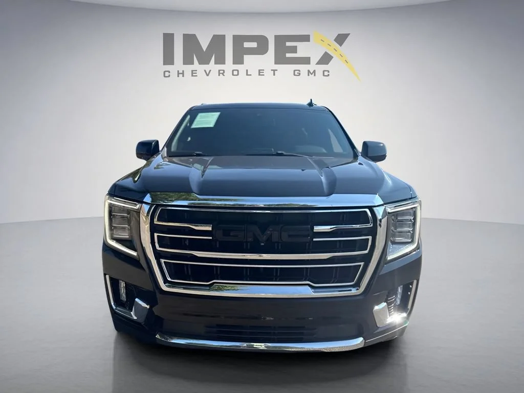 Used 2021 ONYX BLACK GMC SLT image 8