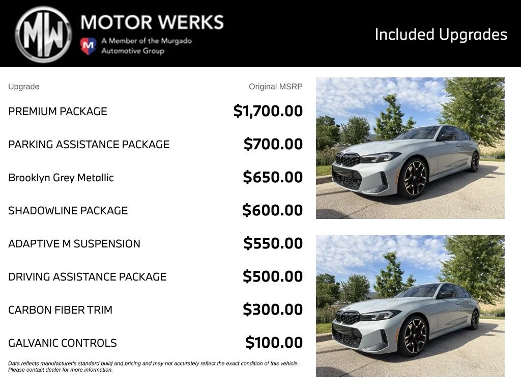 Used 2025 Gray BMW M340i xDrive image 4