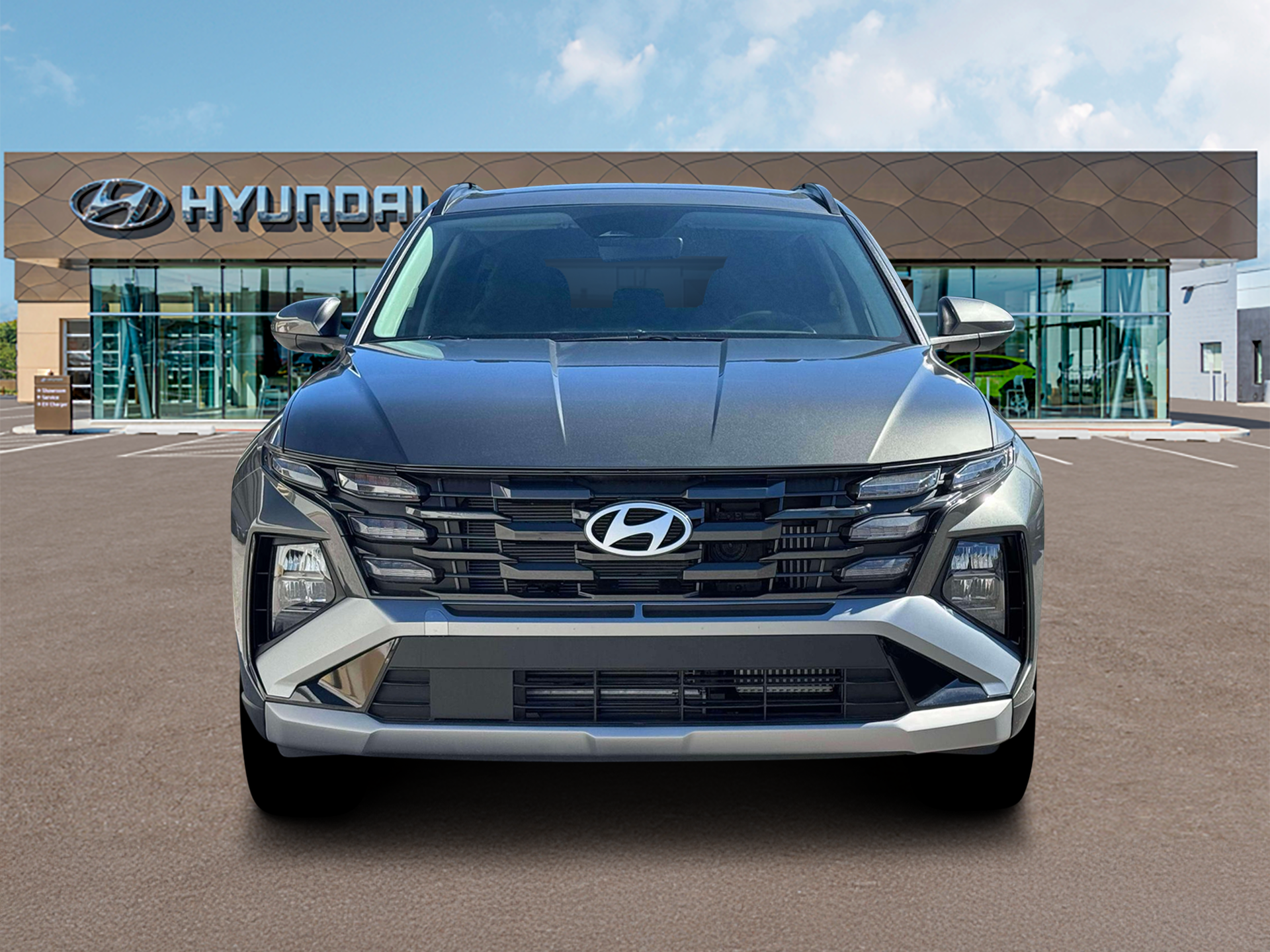 New 2026 Amazon Gray Hyundai SEL AWD image 12