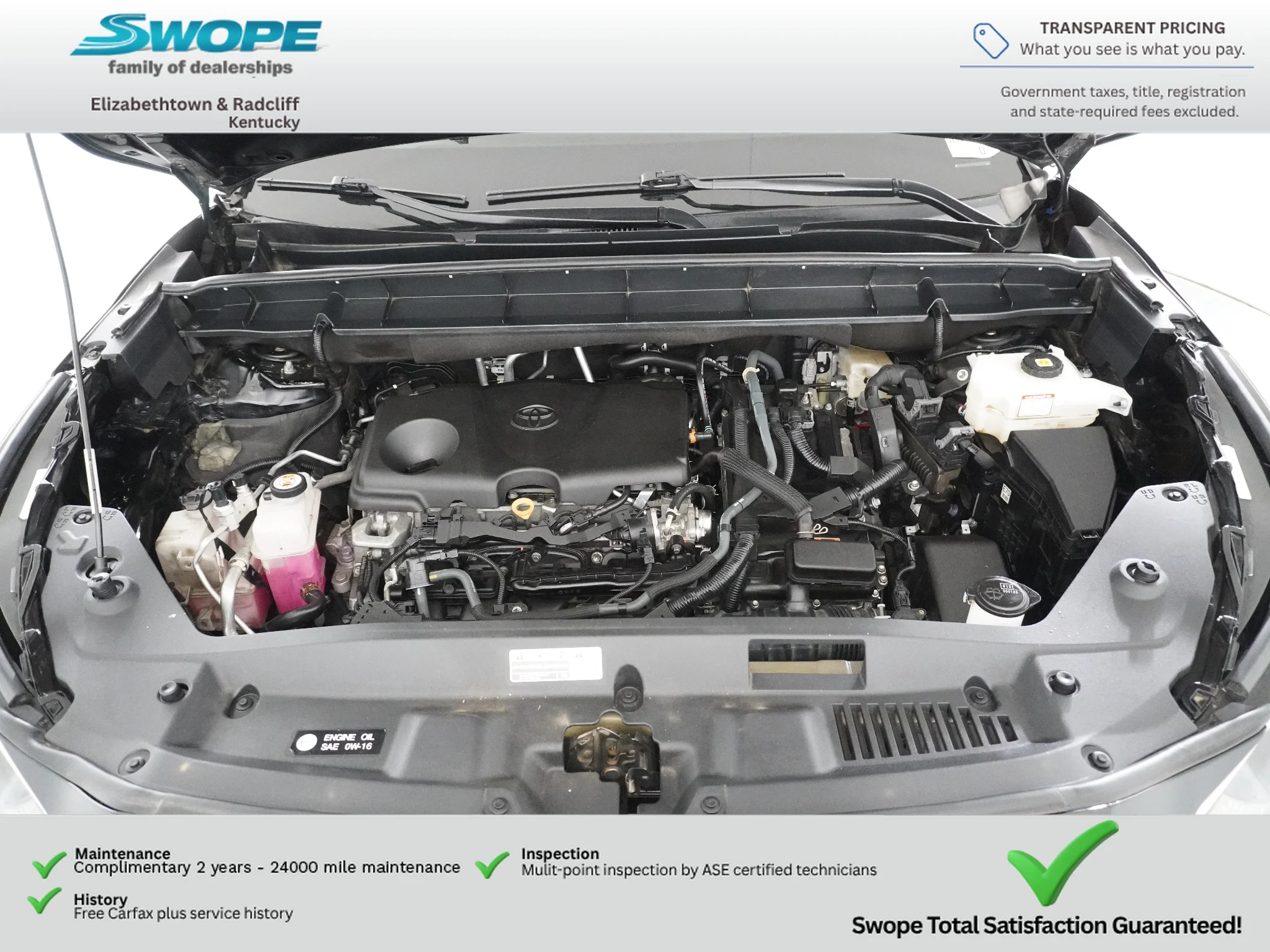 Used 2023 Midnight Black Metallic Toyota Hybrid LE image 29