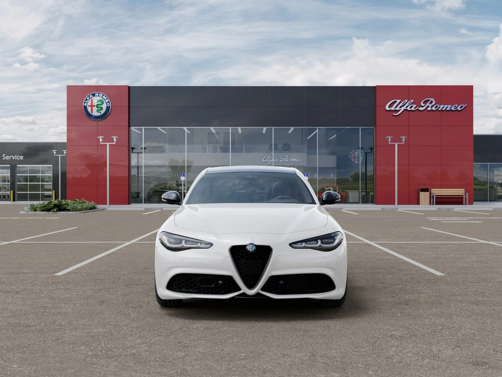 New 2025 Milano White Exterior Paint Alfa Romeo Base image 33