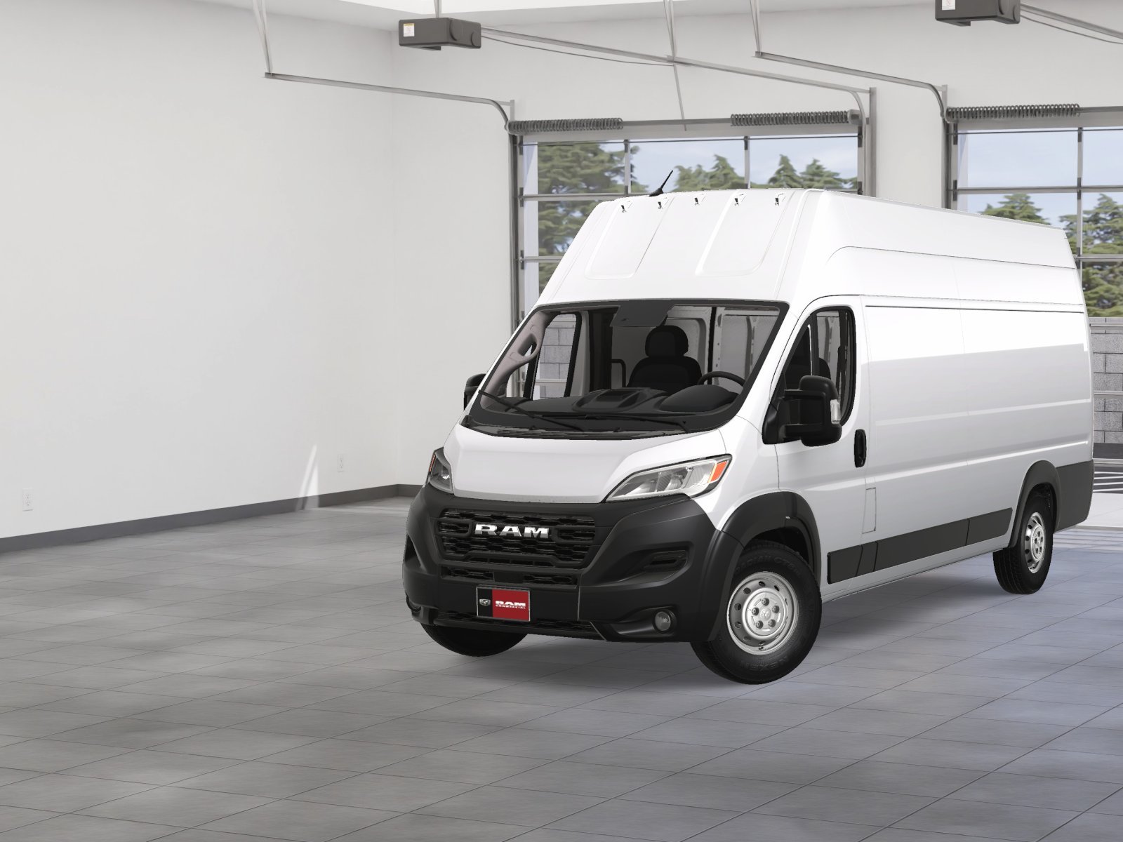 New 2024 Bright White Clear-Coat Exterior Paint RAM Super High Roof image 31