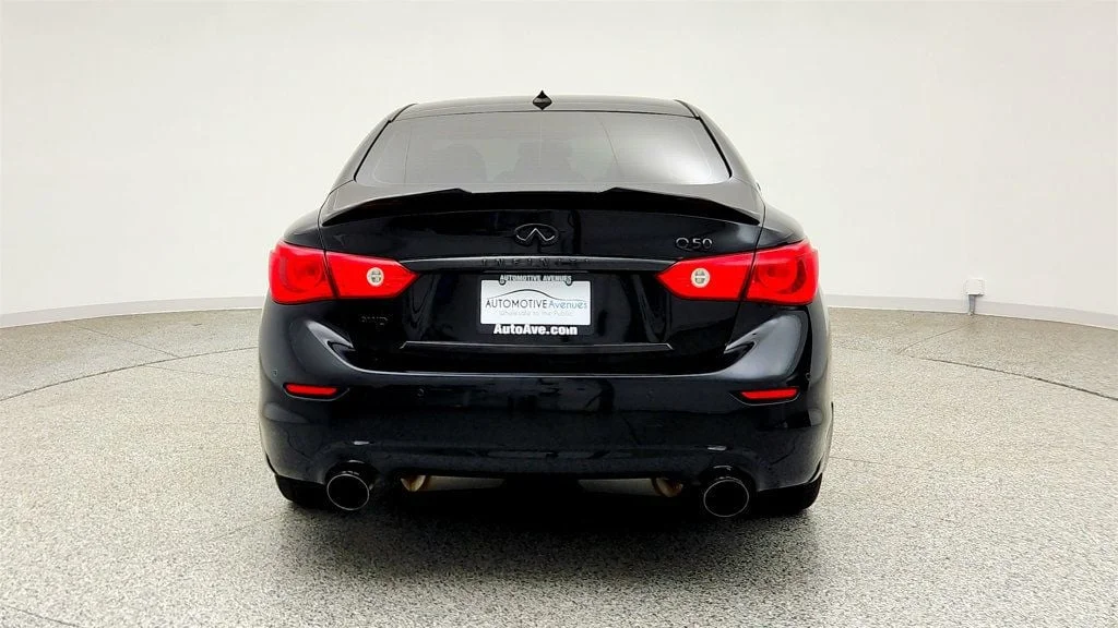 Used 2017 Black Obsidian INFINITI 3.0t Signature Edition AWD w/ Driver Assist & Premium Plus Pkg image 6