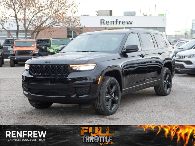 2025 Jeep Grand Cherokee L Altitude* 4x4, Sunroof, Remote Start, Heated Seats