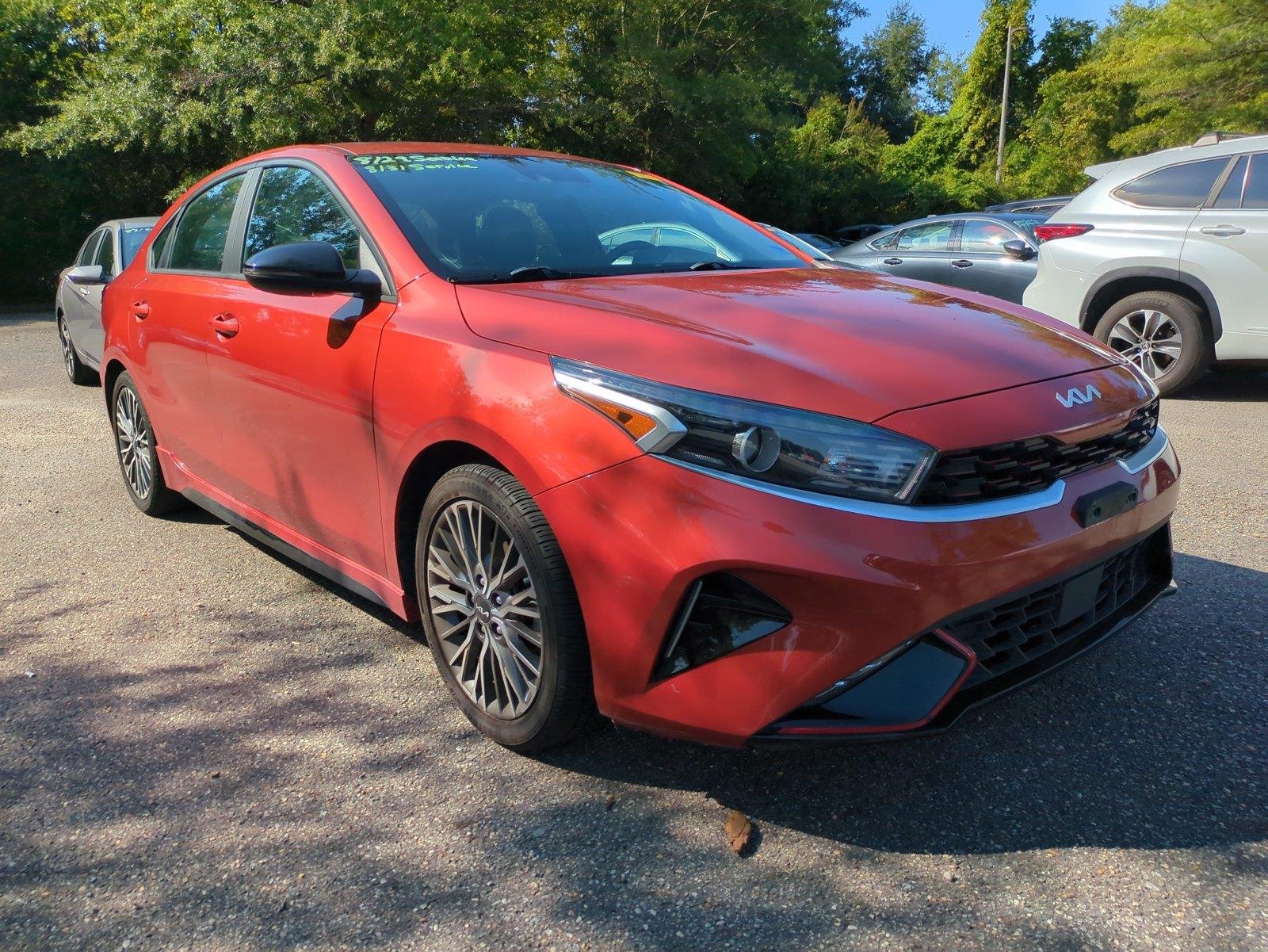 Used 2023 Fire Orange Kia GT-Line image 2